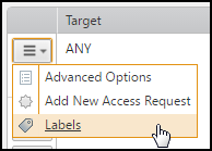 Access Request Labels