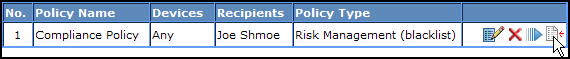 compliance policies import exceptions