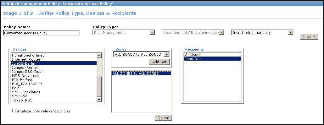 security compliance stage 1