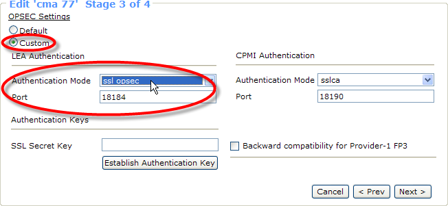 LEA custom authentication