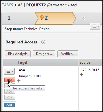 view risk results