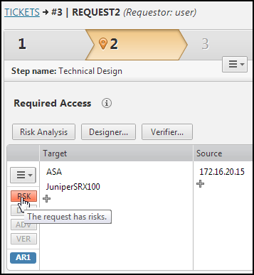 view risk results