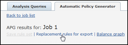 Replacement rules
