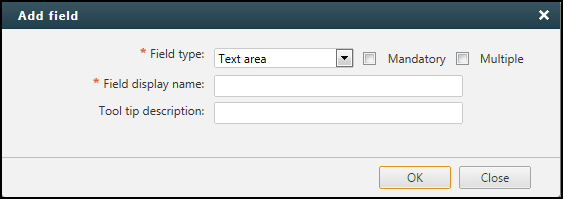 Field config