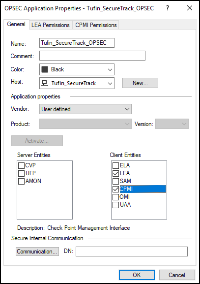 OPSEC properties