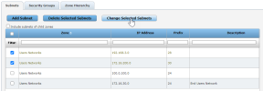 change subnets