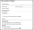 New Fortinet Stage 1