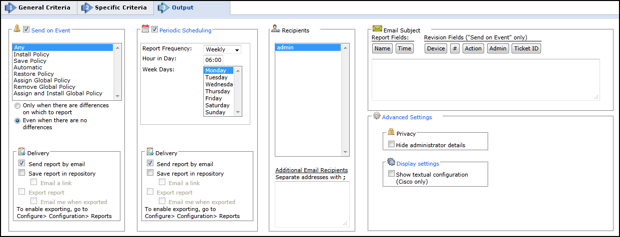 Adding Reports and Generating Results