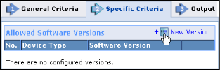 software compliance report specific criteria